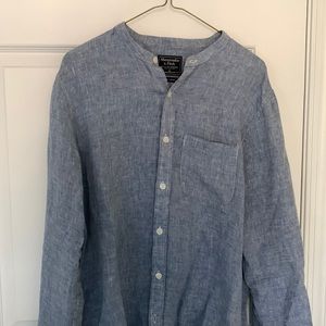 Abercrombie and Fitch Linen button up Medium